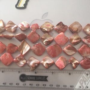 Mother of shell 52 inch double strand necklace